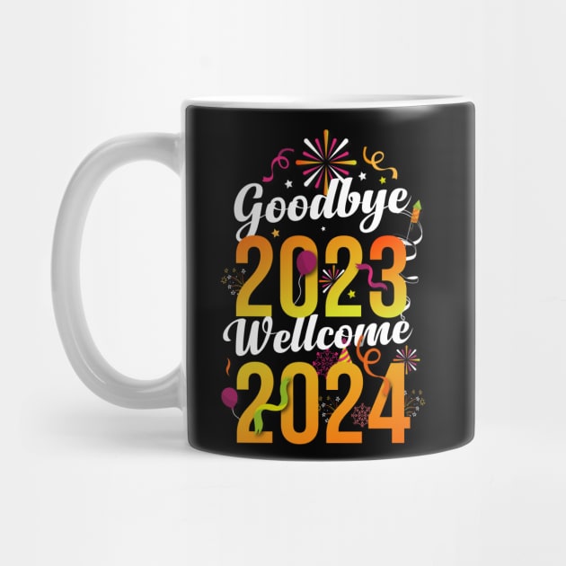 Goodbye 2023, Wellcome 2024 New Year Eve Party by sadikur art